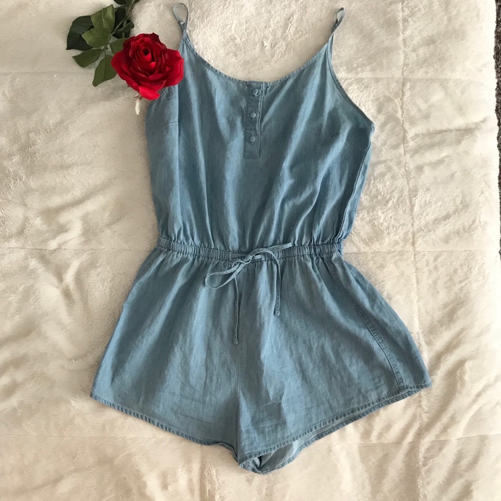 Jean-like romper